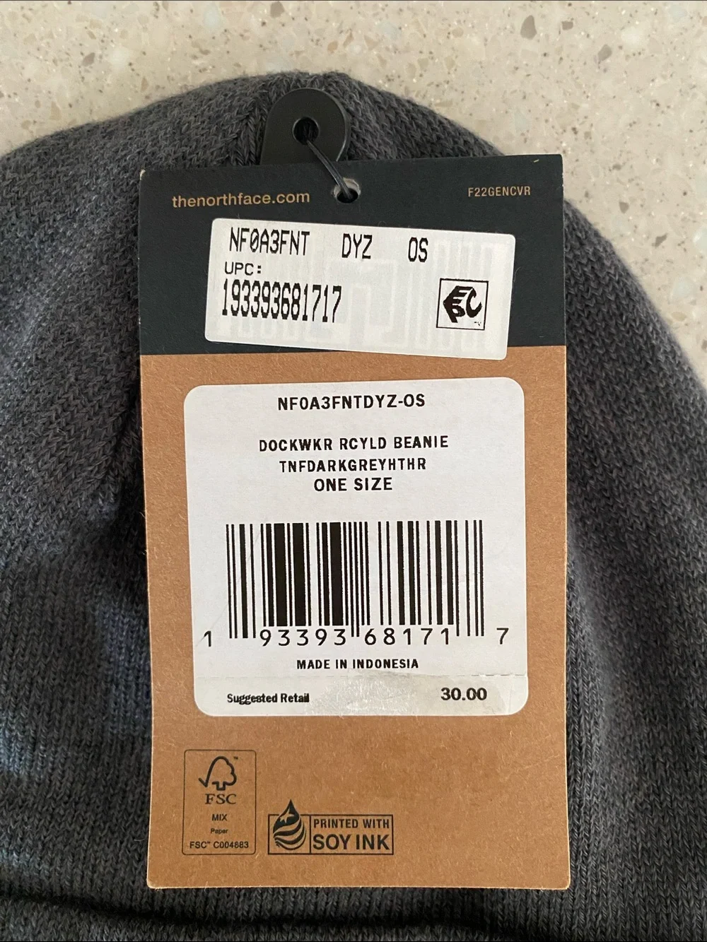 NWT North Face beanie